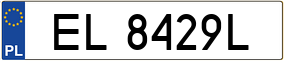 Truck License Plate